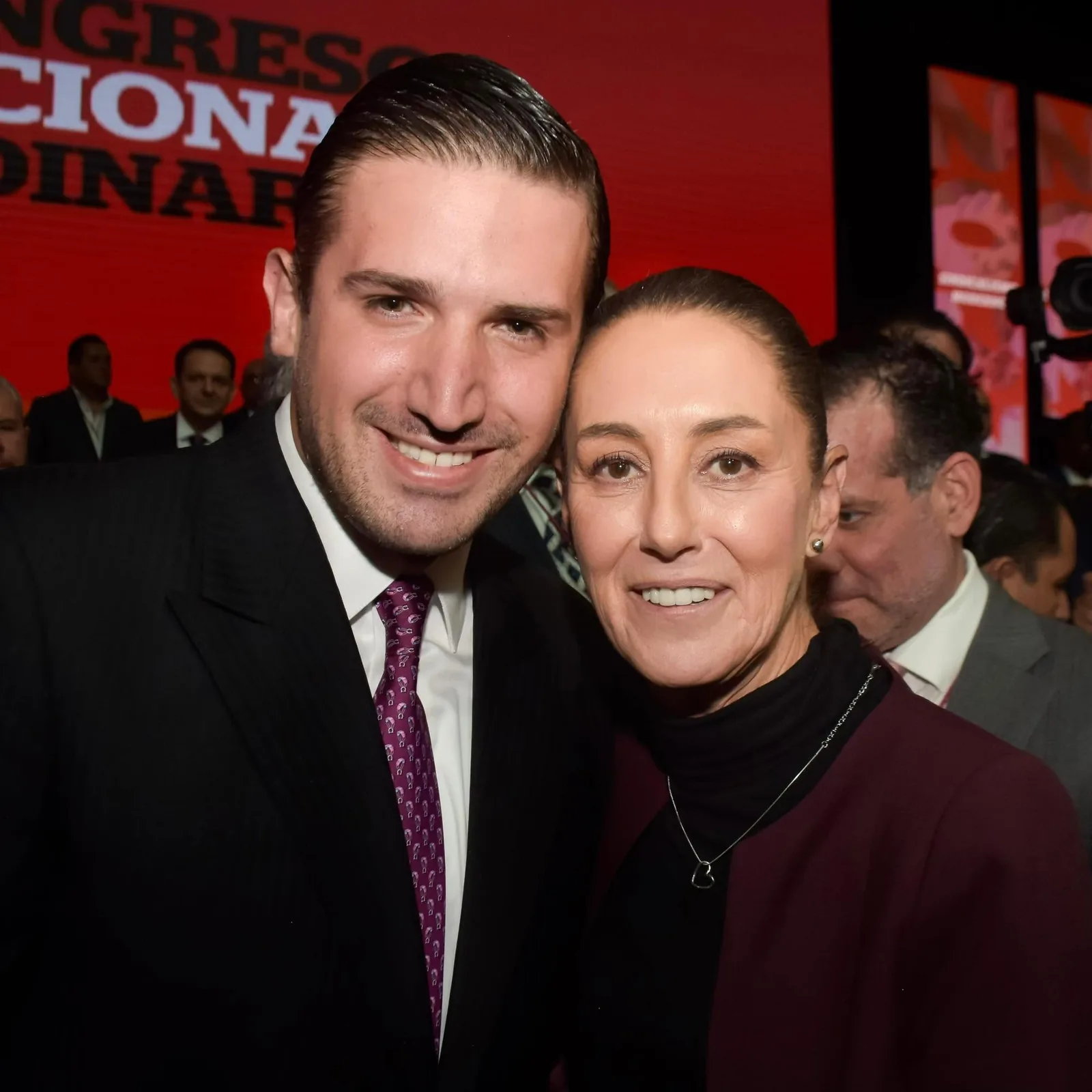 Pedro Haces Lago con la presidenta Claudia Sheinbaum